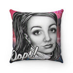 Oops! - Faux Suede Square Pillow 16x16"
