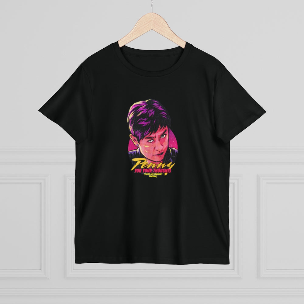 Penny For Your Thoughts [Australian-Printed] - Women’s Maple Tee