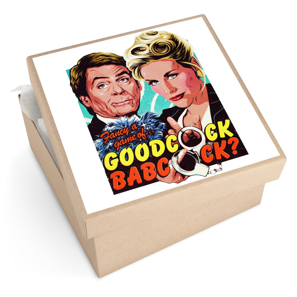 GOODCOCK BABCOCK - Square Vinyl Stickers