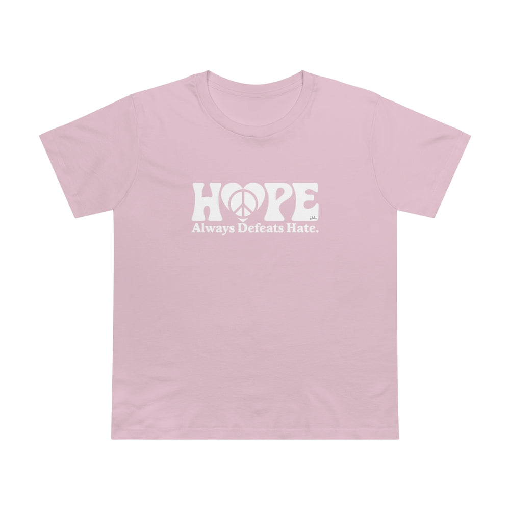 Hope Always Defeats Hate [Australian-Printed] - Women’s Maple Tee