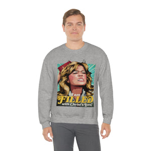 I Am FILLED With Christ's Love! [Australian-Printed] - Unisex Heavy Blend™ Crewneck Sweatshirt