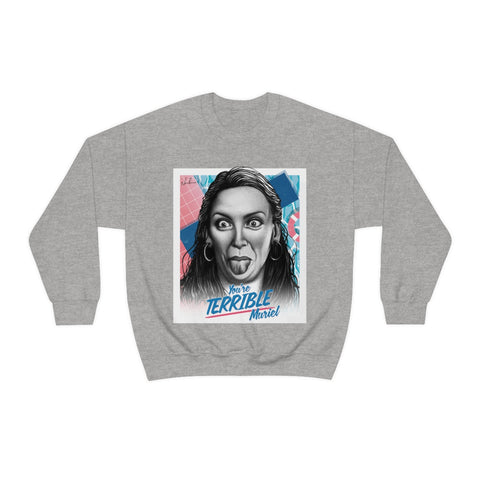 You're Terrible, Muriel! [Australian-Printed] - Unisex Heavy Blend™ Crewneck Sweatshirt