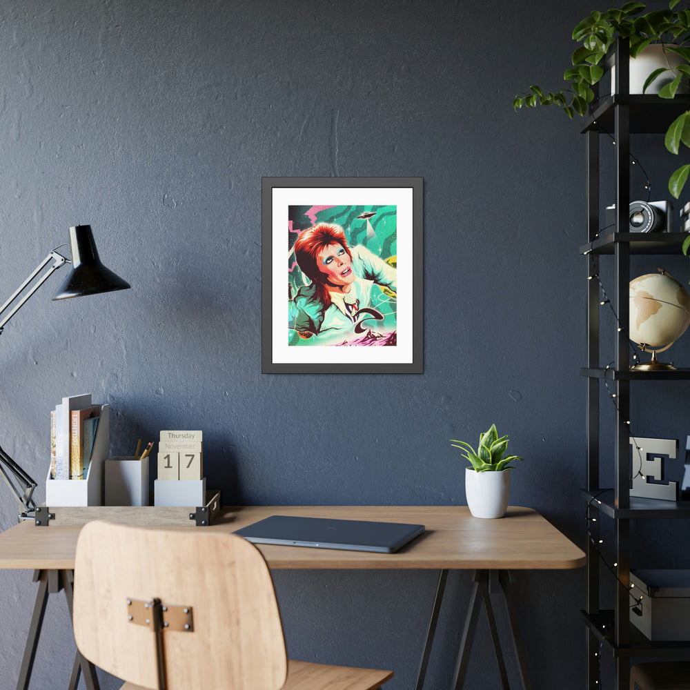 GALACTIC BOWIE - Framed Paper Posters