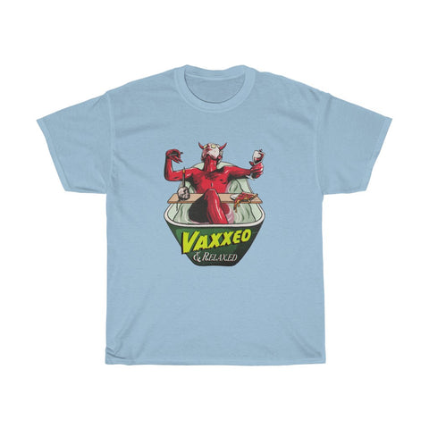 VAXXED + RELAXED [Australian-Printed] - Unisex Heavy Cotton Tee