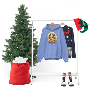 Have A Holly Dolly Christmas! - Unisex Heavy Blend™ Hooded Sweatshirt