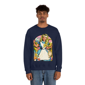 Down The Rabbit Hole [Australian-Printed] - Unisex Heavy Blend™ Crewneck Sweatshirt