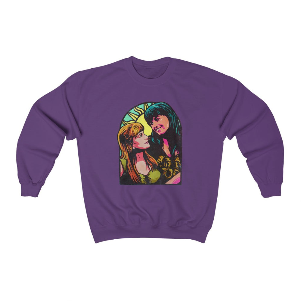 XENA X GABRIELLE - Unisex Heavy Blend™ Crewneck Sweatshirt