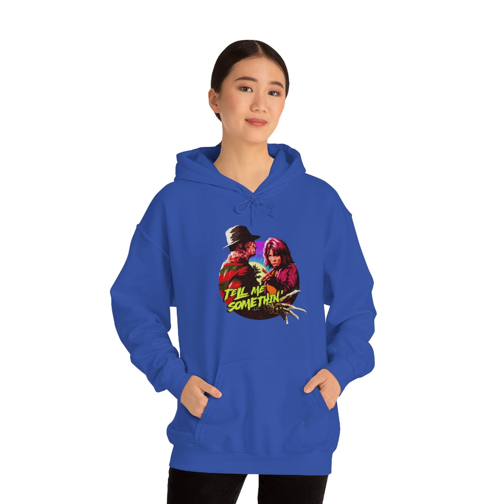 Tell Me Somethin' - Unisex Heavy Blend™ Hooded Sweatshirt