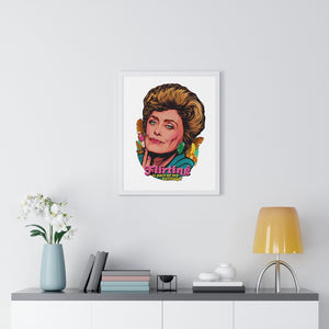 Flirting Is Part Of My Heritage! - Premium Framed Vertical Poster