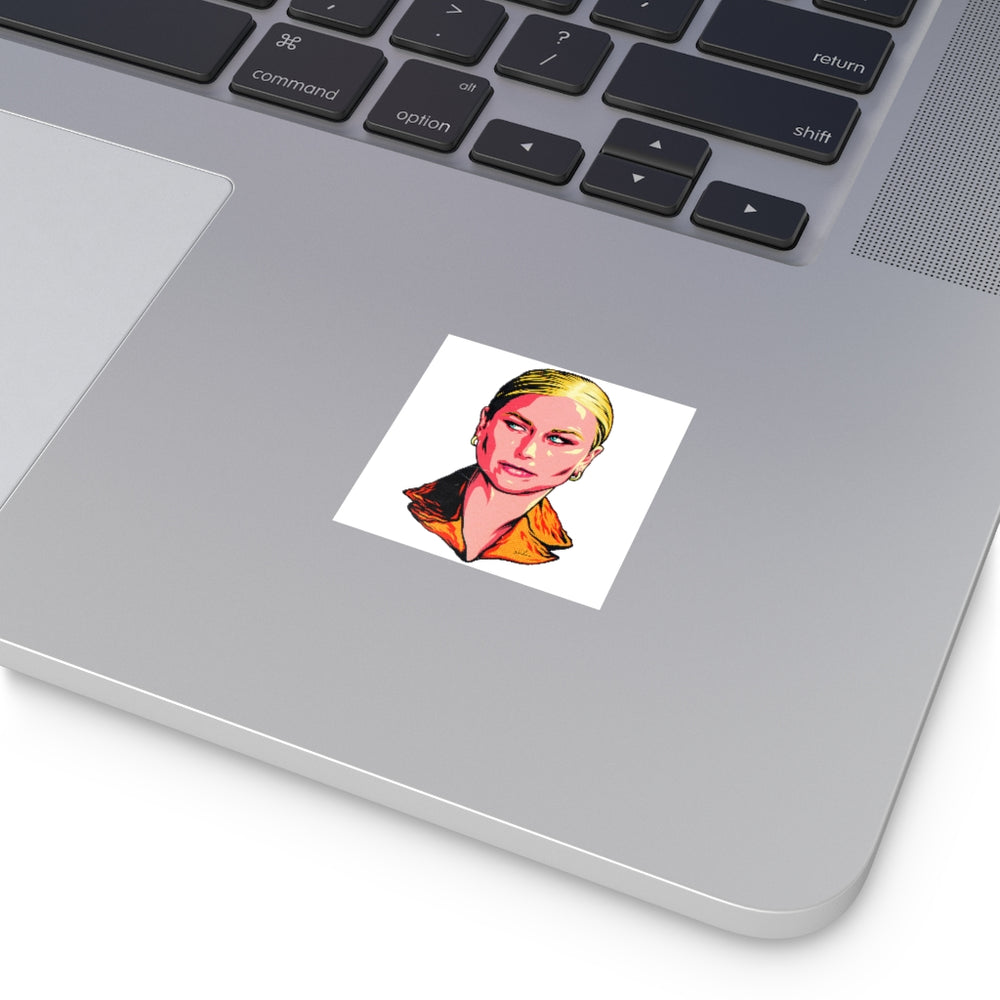 Grace Tame (Image Only) - Square Vinyl Stickers