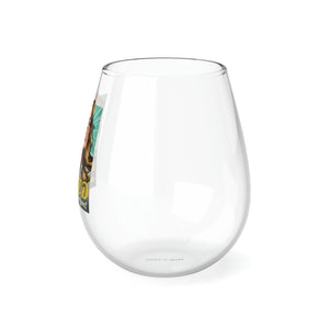 I am FILLED With Christ's Love! - Stemless Glass, 11.75oz