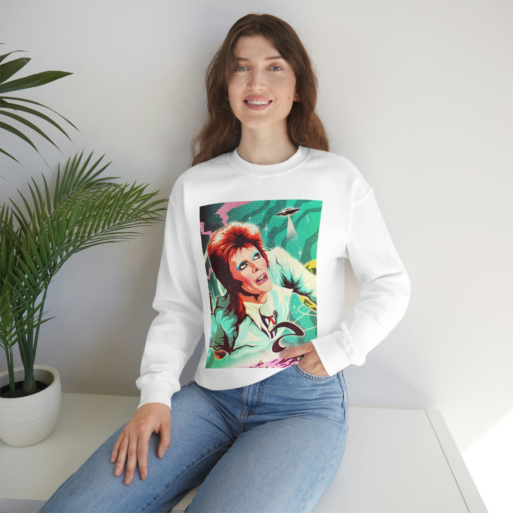 GALACTIC BOWIE - Unisex Heavy Blend™ Crewneck Sweatshirt