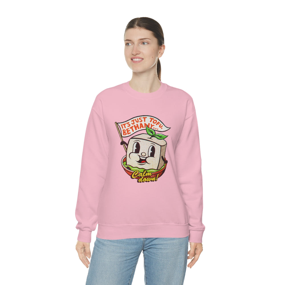 It's Just Tofu, Bethany - Unisex Heavy Blend™ Crewneck Sweatshirt