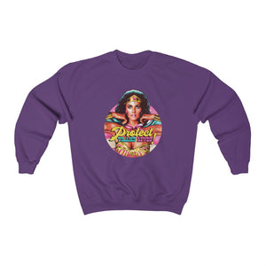 PROTECT TRANS LIVES - Unisex Heavy Blend™ Crewneck Sweatshirt