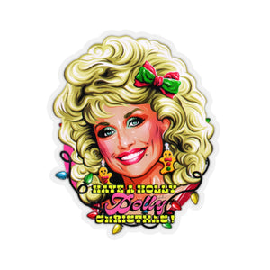 Have A Holly Dolly Christmas! - Kiss-Cut Stickers