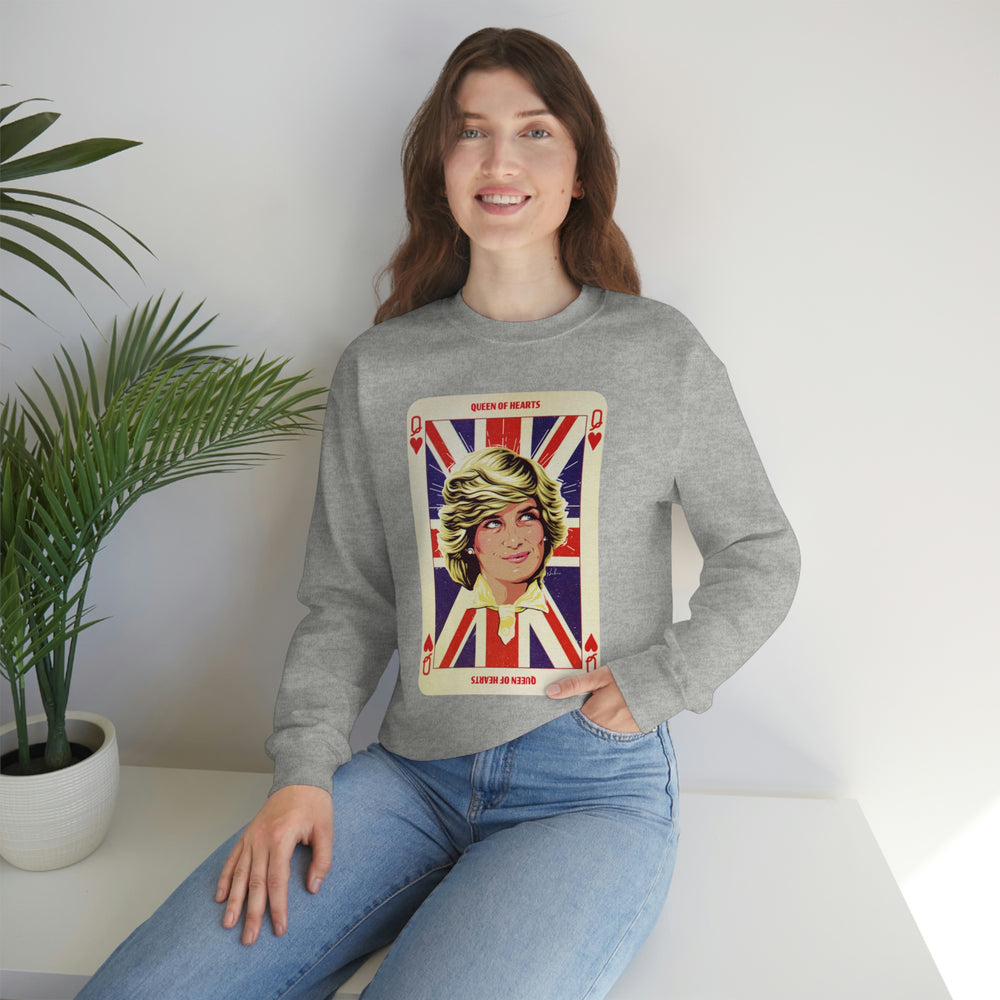 Queen Of Hearts - Unisex Heavy Blend™ Crewneck Sweatshirt