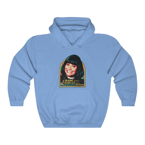 Babe With A Bobcut And A Magnificent Bosom - Unisex Heavy Blend™ Hooded Sweatshirt
