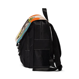 RESTING BEA FACE - Unisex Casual Shoulder Backpack