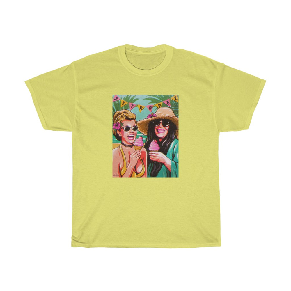 Ice Cream In St Tropez [Australian-Printed] - Unisex Heavy Cotton Tee