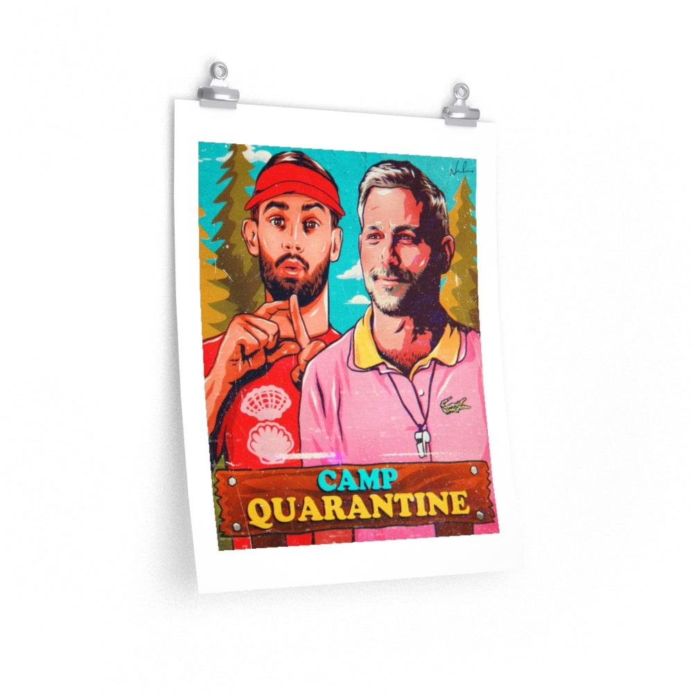 Camp Quarantine - Premium Matte vertical posters