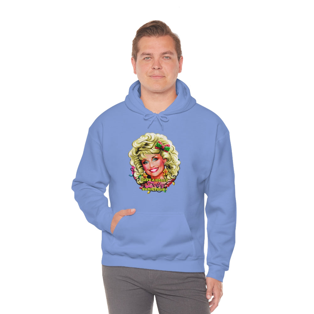 Have A Holly Dolly Christmas! - Unisex Heavy Blend™ Hooded Sweatshirt