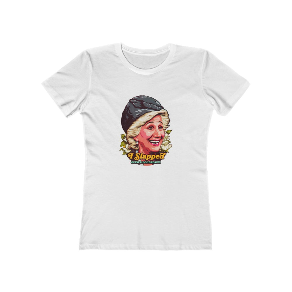 I Slapped Ousier Boudreaux! [Australian-Printed] - Women's The Boyfriend Tee