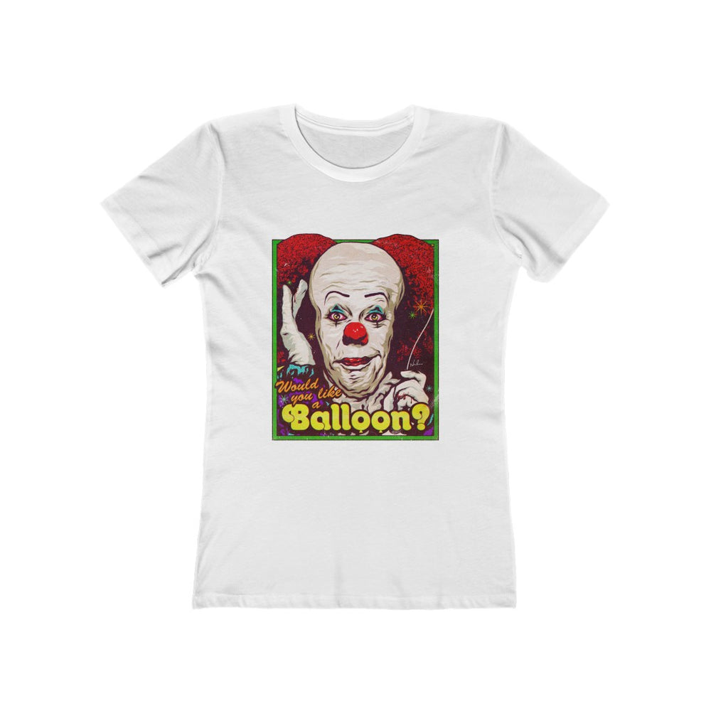 Would You Like A Balloon? [Australian-Printed] - Women's The Boyfriend Tee