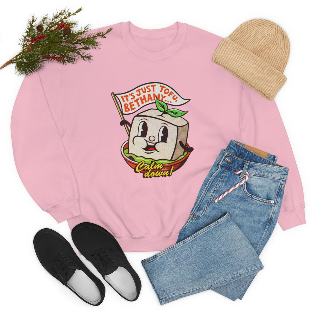 It's Just Tofu, Bethany - Unisex Heavy Blend™ Crewneck Sweatshirt