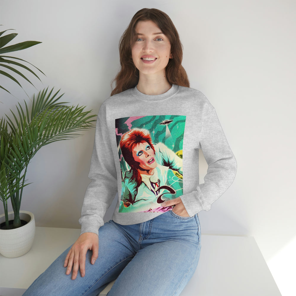 GALACTIC BOWIE - Unisex Heavy Blend™ Crewneck Sweatshirt