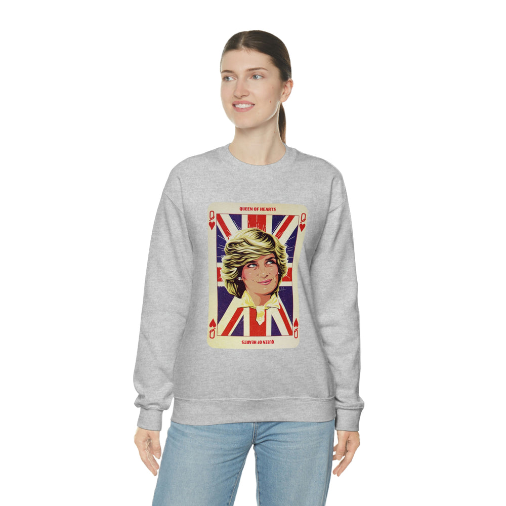 Queen Of Hearts - Unisex Heavy Blend™ Crewneck Sweatshirt