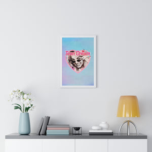 TEEN DREAM [Coloured BG] - Premium Framed Vertical Poster