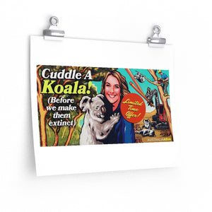 Cuddle A Koala - Premium Matte horizontal posters