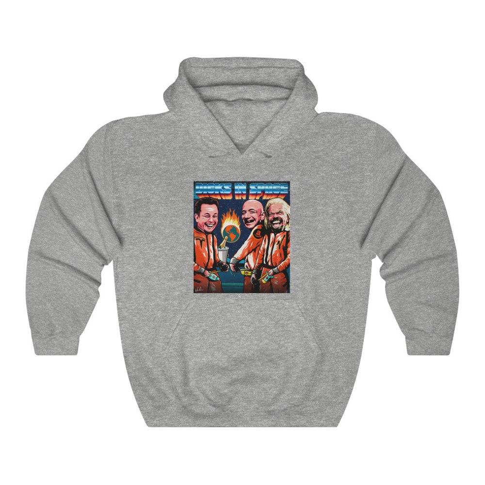 DICKS IN SPACE - Unisex Heavy Blend™ Hooded Sweatshirt