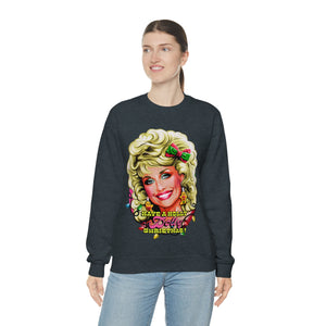Have A Holly Dolly Christmas! - Unisex Heavy Blend™ Crewneck Sweatshirt