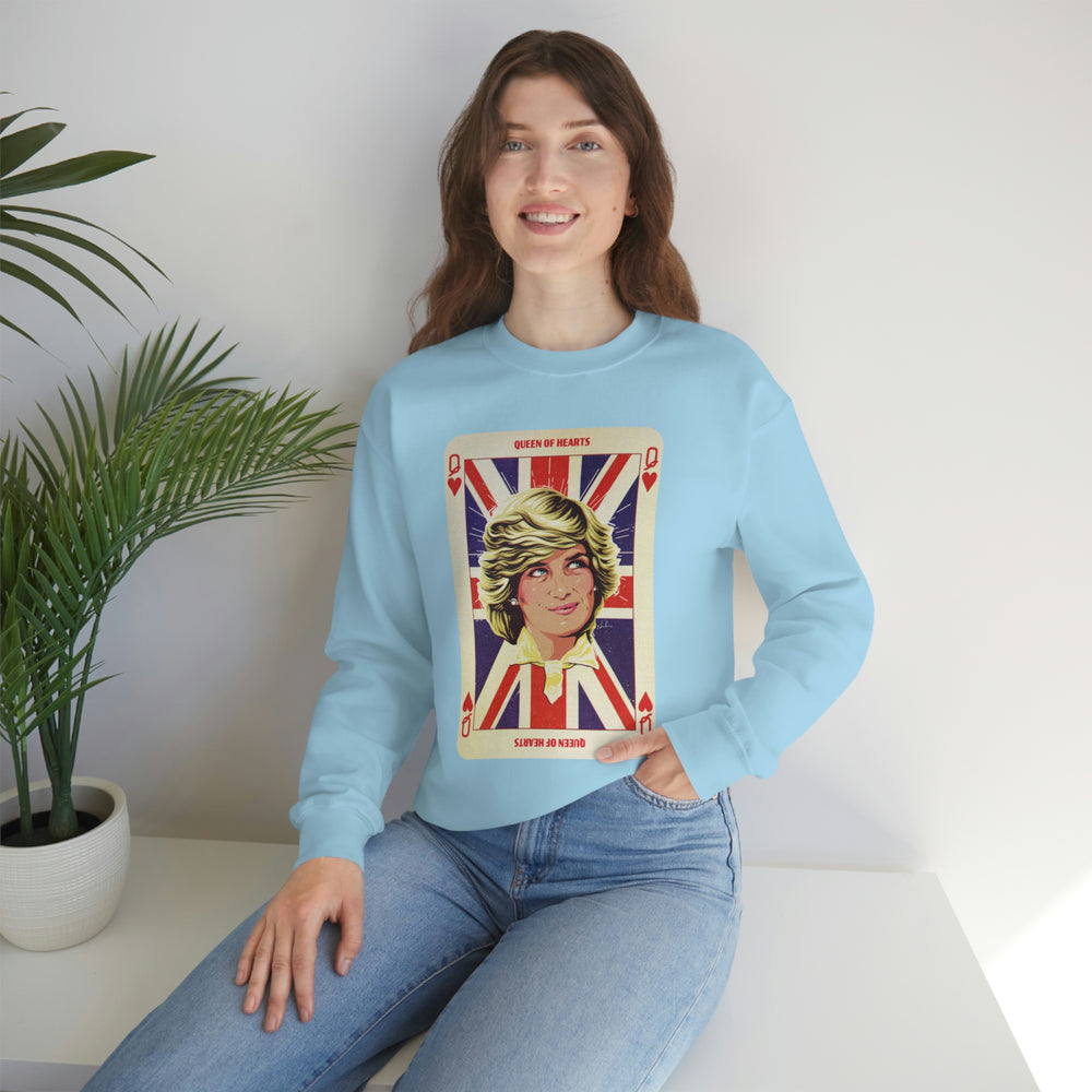 Queen Of Hearts - Unisex Heavy Blend™ Crewneck Sweatshirt