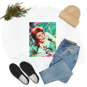 GALACTIC BOWIE - Unisex Heavy Blend™ Crewneck Sweatshirt