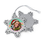 I Don't Snow Her! - Pewter Snowflake Ornament