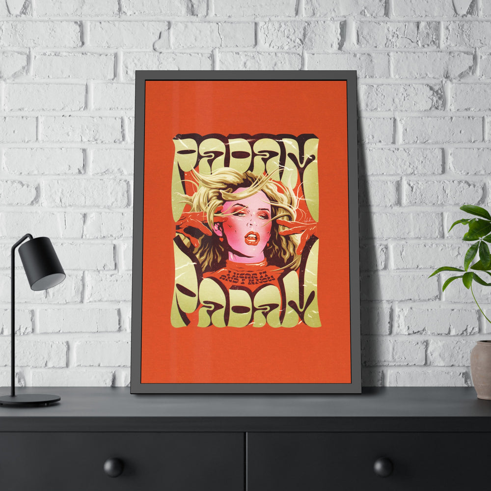 PADAM PADAM [Coloured-BG] - Framed Paper Posters