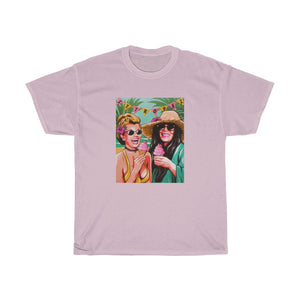 Ice Cream In St Tropez [Australian-Printed] - Unisex Heavy Cotton Tee