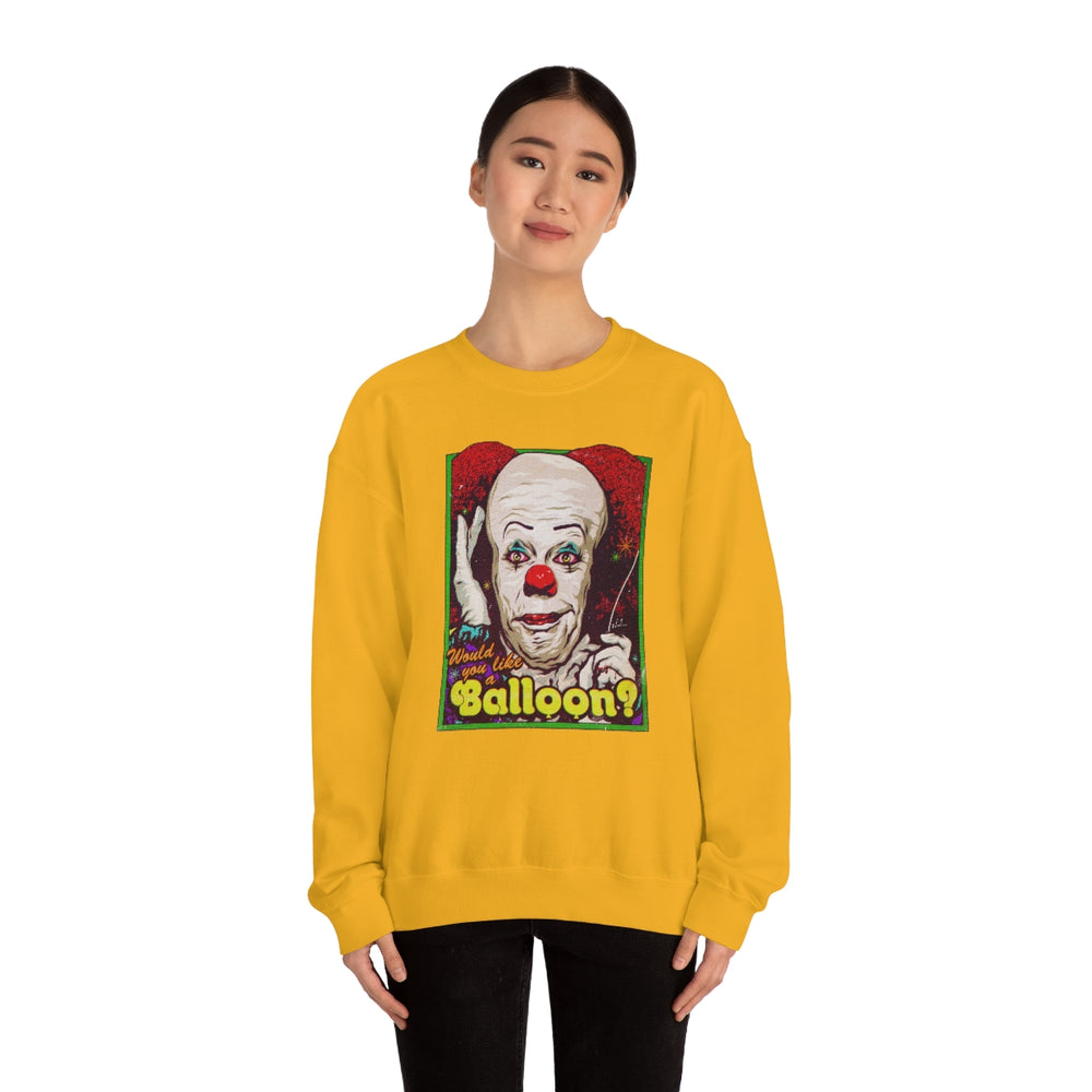 Would You Like A Balloon? - Unisex Heavy Blend™ Crewneck Sweatshirt