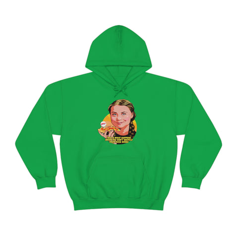 This Is What Happens When You Don't Recycle Your Pizza Boxes - Unisex Heavy Blend™ Hooded Sweatshirt