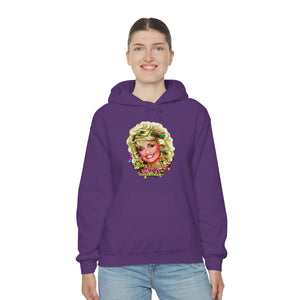 Have A Holly Dolly Christmas! - Unisex Heavy Blend™ Hooded Sweatshirt