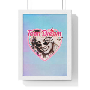 TEEN DREAM [Coloured BG] - Premium Framed Vertical Poster