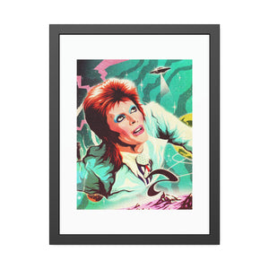 GALACTIC BOWIE - Framed Paper Posters