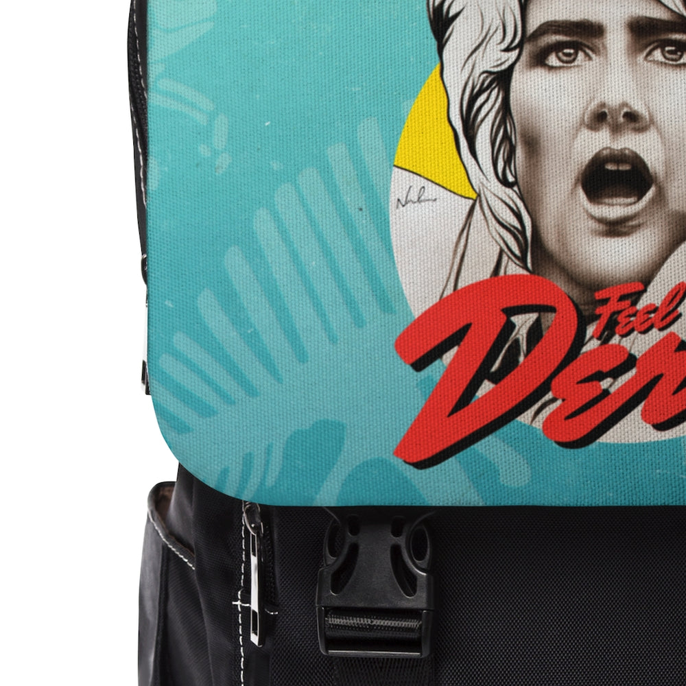 Feel The Dern - Unisex Casual Shoulder Backpack