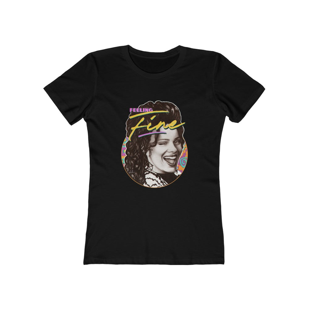 FEELING FINE (Australian-Printed) - Women's The Boyfriend Tee