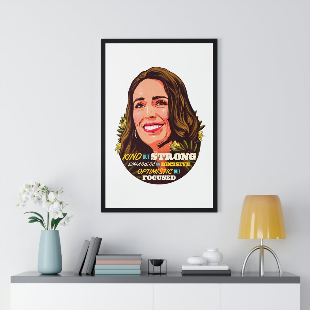 JACINDA ARDERN - Premium Framed Vertical Poster