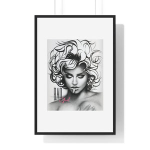 BAD GIRL - Premium Framed Vertical Poster