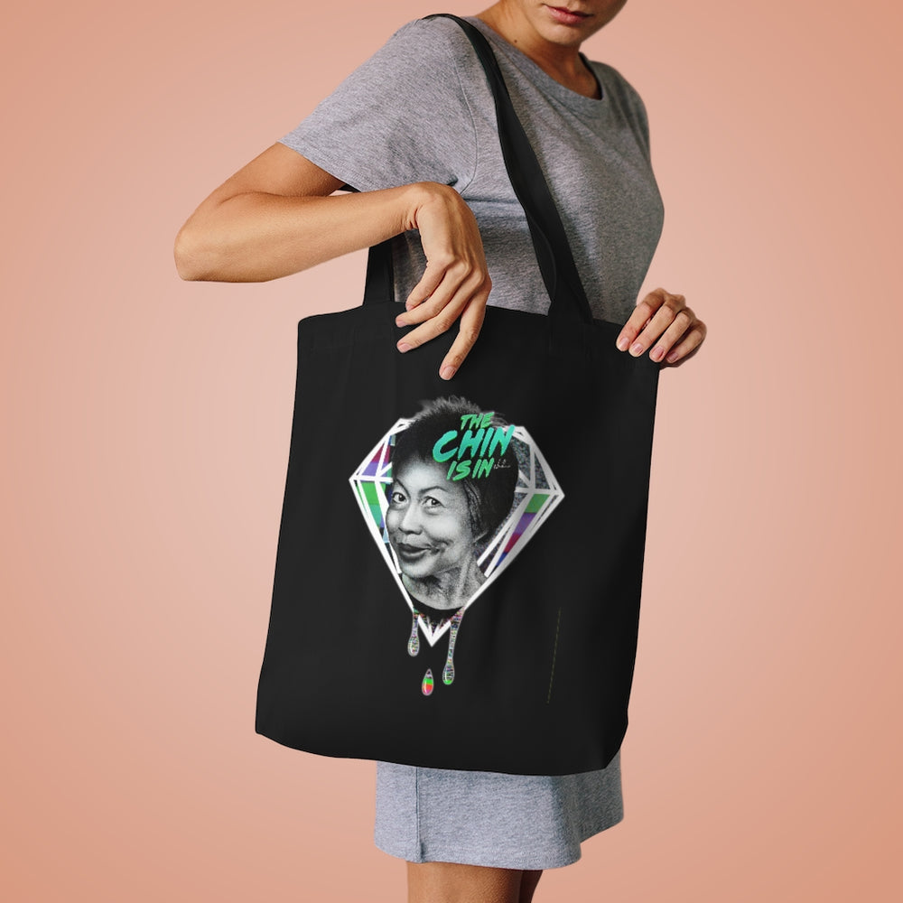 THE CHIN IS IN [Australian-Printed] - Cotton Tote Bag