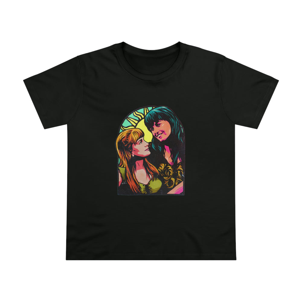 XENA X GABRIELLE [Australian-Printed] - Women’s Maple Tee